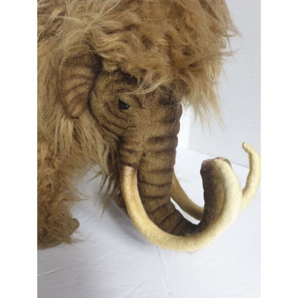 Hansa Woolly Mammoth Plush Animal Toy 16" Realistic Stuffed Figure NEW - Picture 4 of 9